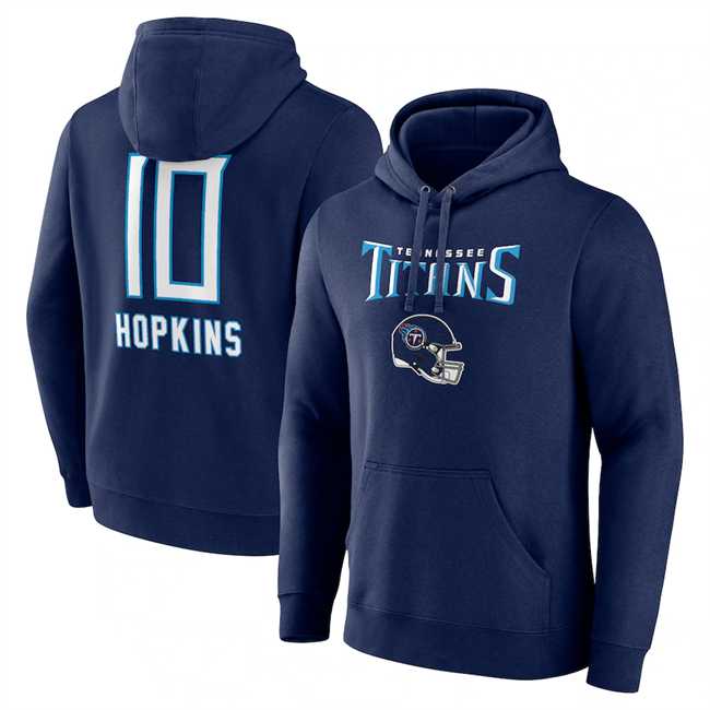 Men's Tennessee Titans #10 DeAndre Hopkins Navy Team Wordmark Name & Number Pullover Hoodie,We sell and wholesale Men's Tennessee Titans #10 DeAndre Hopkins Navy Team Wordmark Name & Number Pullover Hoodie on line form chian!